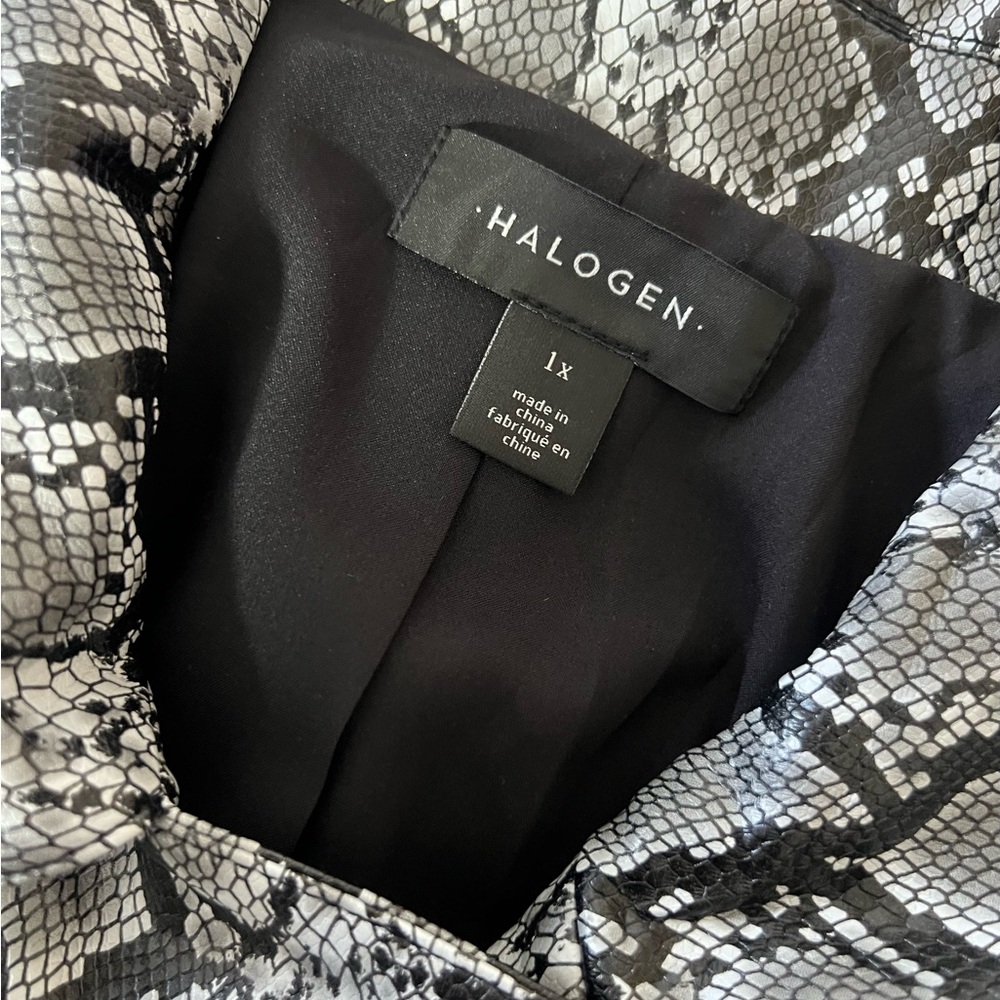 Halogen Snakeskin Jacket - Picture 11 of 13